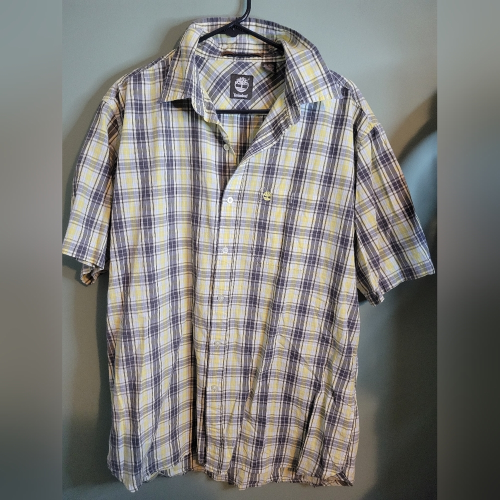 Timberland Large Mens Button Up Tee